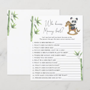 Bär Panda, der Mama am besten kennt