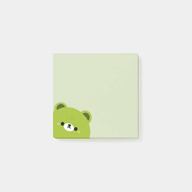 Bär Post-it Klebezettel (Vorderseite)
