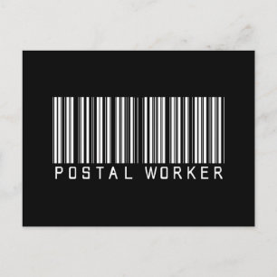 Bar Postarbeiter Postkarte