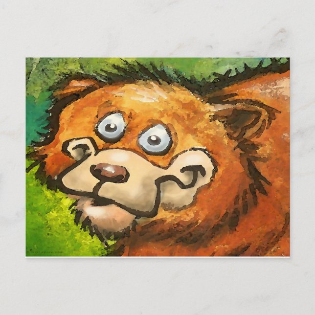 Bär Postkarte (Vorderseite)