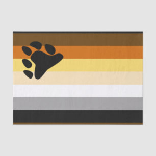 Bär Pride Flag Seidenpapier