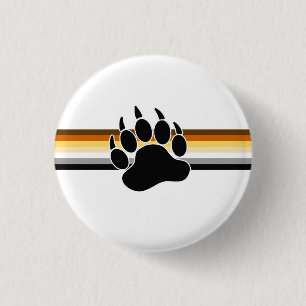Bär-Pride-Flagge Button