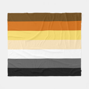Bär Pride Flagge Fleecedecke