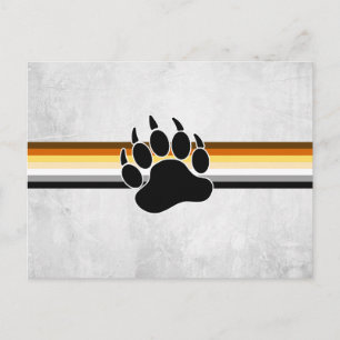 Bär-Pride-Flagge Postkarte