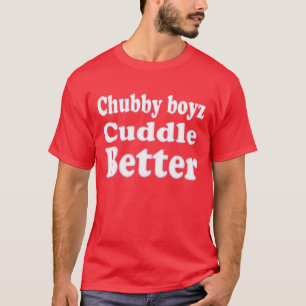 Bär Pride Mollige Jungen kuscheln besser T-Shirt
