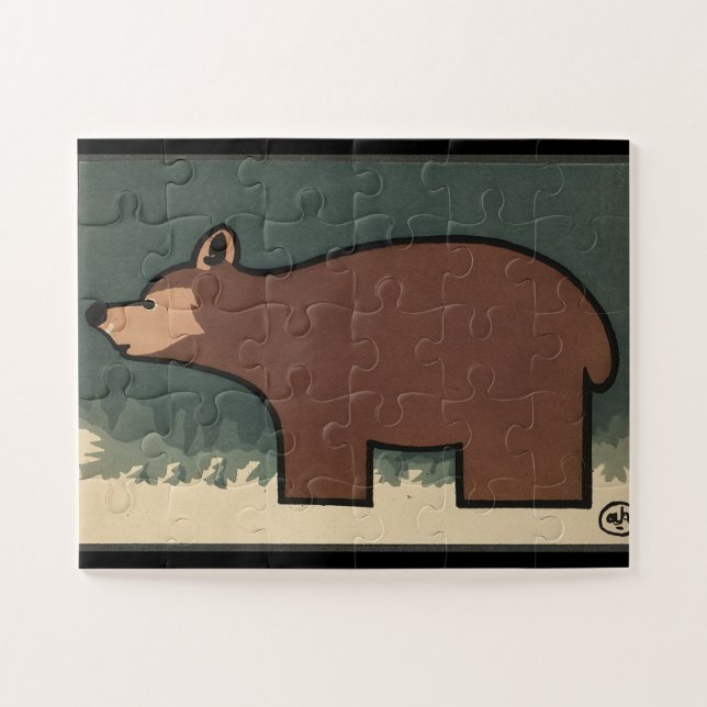 Bär Puzzle (Horizontal)
