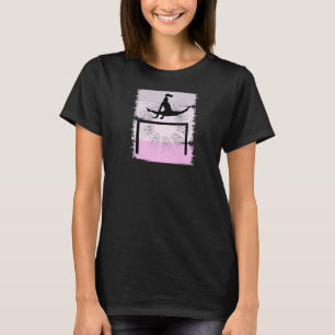Bar Queen Pink Gymnast Gymnastik Parallel T-Shirt