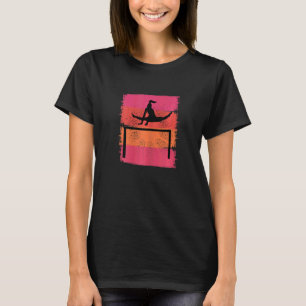 Bar Queen Pink Orange Retro Gymnastik Giro del Mal T-Shirt