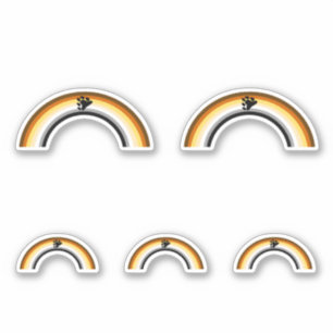 Bär Regenbogen Aufkleber