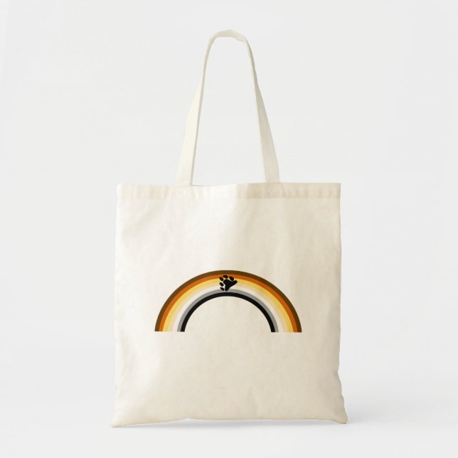 Bär Regenbogen Tragetasche (Vorne)