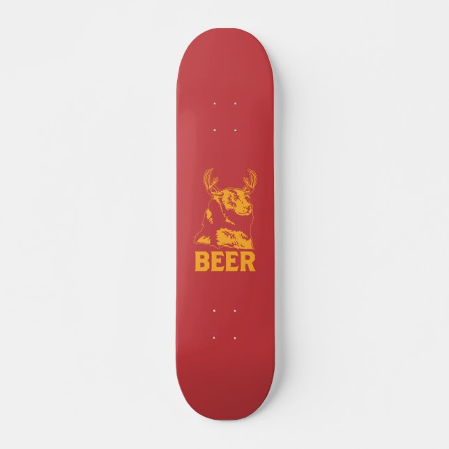Bär + Rotwild = Bier Skateboard (Vorne)