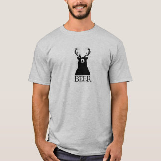Bär + Rotwild = Bier T-Shirt