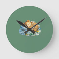 Bär ruht auf Plastikmüll Wildlife