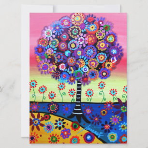 Bar-Schläger Mitzvah BAUM der LEBEN-Einladungen Einladung