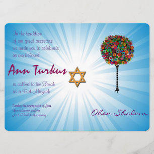 Bar-Schläger Mitzvah Einladung
