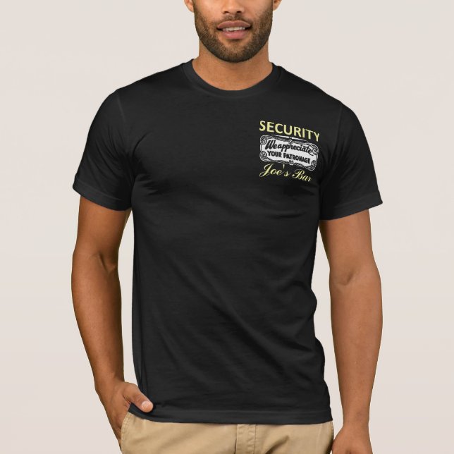Bar-Sicherheit T-Shirt (Vorderseite)