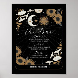 Bar Sign Tarot Schildkröte Hochzeitsempfang Hallow Poster