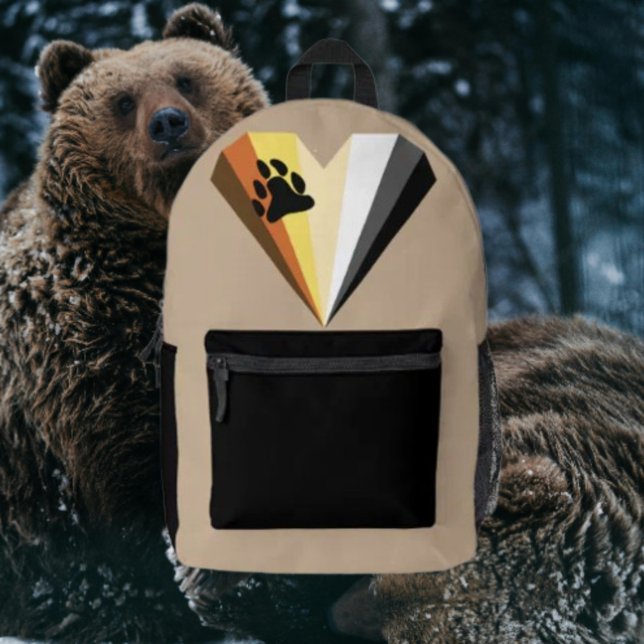 Bär Stolz Herz Rucksack (Von Creator hochgeladen)