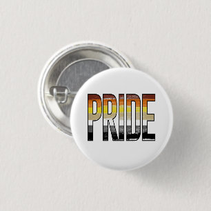 Bär Stolz Wort Button
