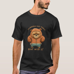 Bär Stubborn kümmert sich um Niedliches, wunderbar T-Shirt