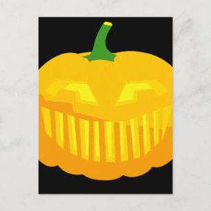 Bar Teeth Jack-O-'Lantern Postkarte