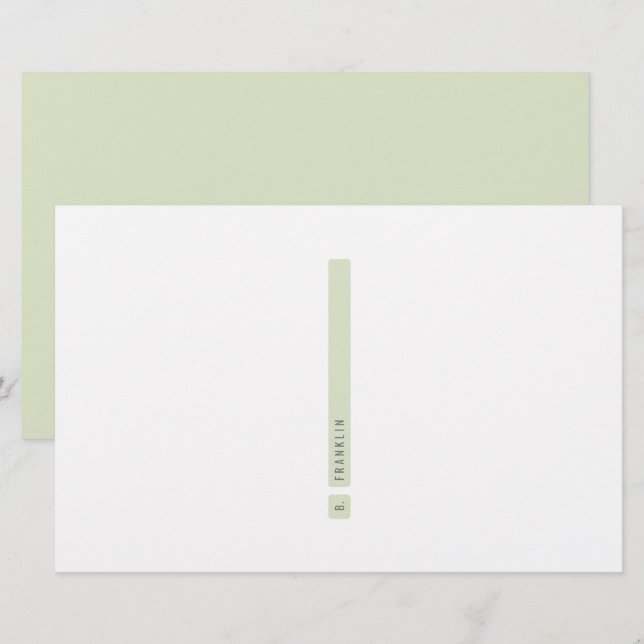 Bar teilen briefpapier (Vorne/Hinten)