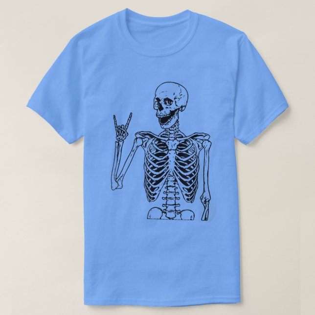 Bar ten Duh Barkeeper Funny Cool Skeleton Happy H T-Shirt (Design vorne)