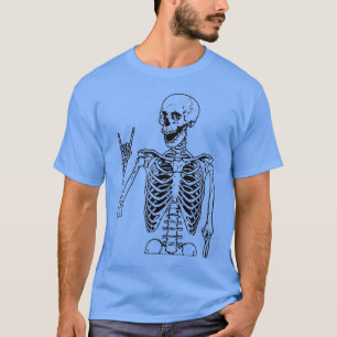 Bar ten Duh Barkeeper Funny Cool Skeleton Happy H T-Shirt