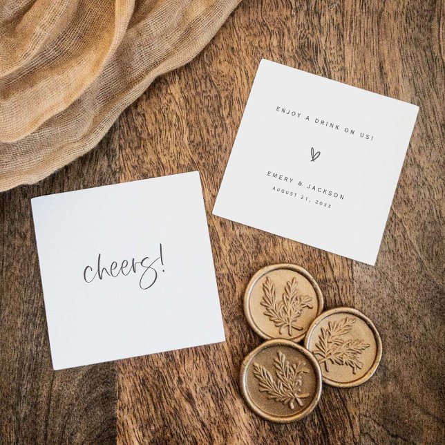 Bar Ticket Wedding Reception Drink Token Card E100 Begleitkarte (Von Creator hochgeladen)