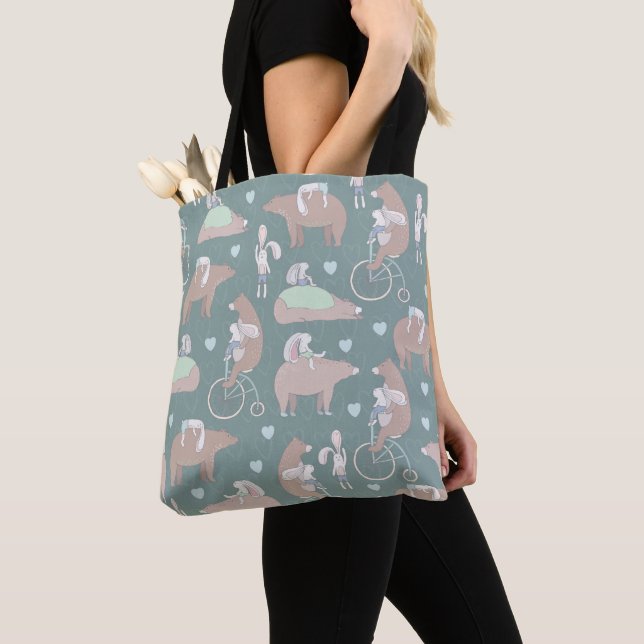 Bär und Bunny Tote Bag (Von Nahem)