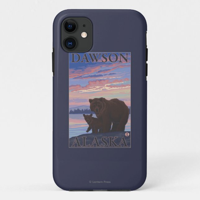 Bär und CUB - Dawson, Alaska Case-Mate iPhone Hülle (Rückseite)