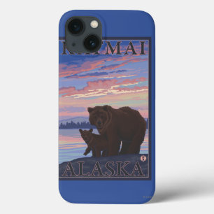Bär und Cub - Katmai, Alaska Case-Mate iPhone Hülle