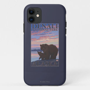 Bär und Cub - Nationalpark Denali, Alaska Case-Mate iPhone Hülle