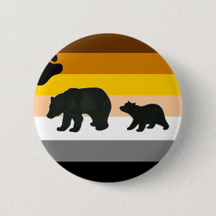 Bär und CUB-Stolz Button