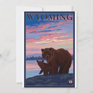 Bär und Cub - Wyoming