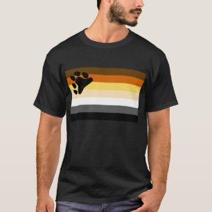 Bär und Gay Pride-Flagge CUB-GemeinschaftsLGBT T-Shirt