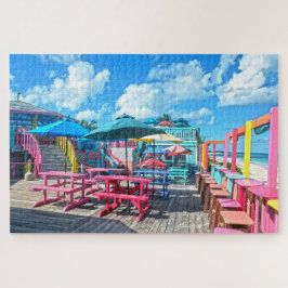 Bar und Grill in tropischen Bahamas Puzzle