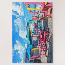 Bar und Grill in tropischen Bahamas Puzzle
