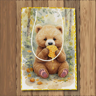 Bär und Honig-Baby-Party Mittlere Geschenktüte