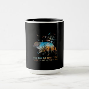 Bär und in den Wald gehe ich, um meinen Geist zu Tasse