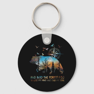 Bär und in den Wald gehe ich zu verlieren meinen  Schlüsselanhänger