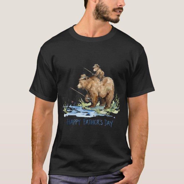 Bär und Jungtier T-Shirt (Vorderseite)