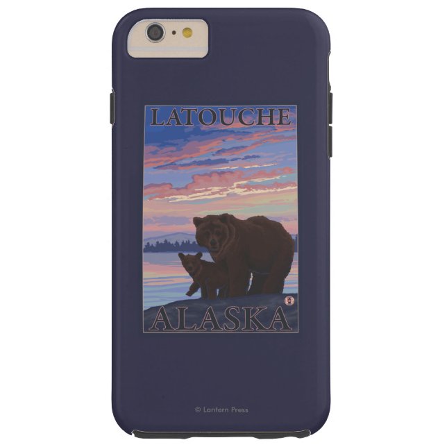Bär und Keule - Latouche, Alaska Case-Mate iPhone Hülle (Rückseite)