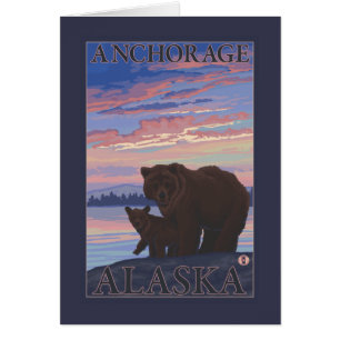 Bär und Krug - Ankerplatz, Alaska