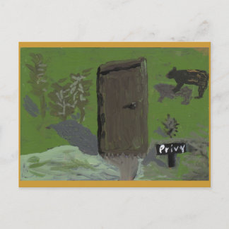 Bär und privat postkarte
