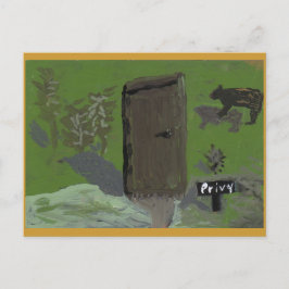 Bär und privat postkarte