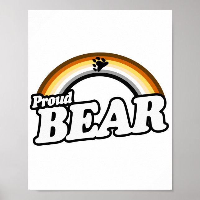 Bär und Stolz Poster (Vorne)