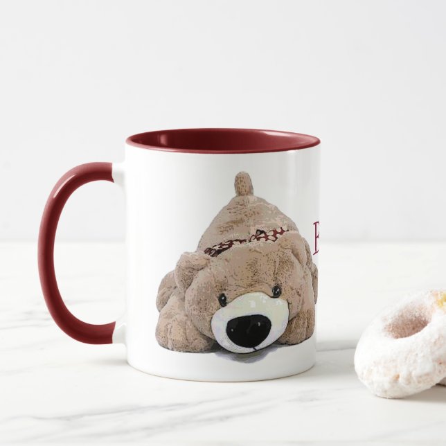 Bär unten! Tasse (Mit Donut)
