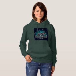 Bär unter Aura Lights Hoodie