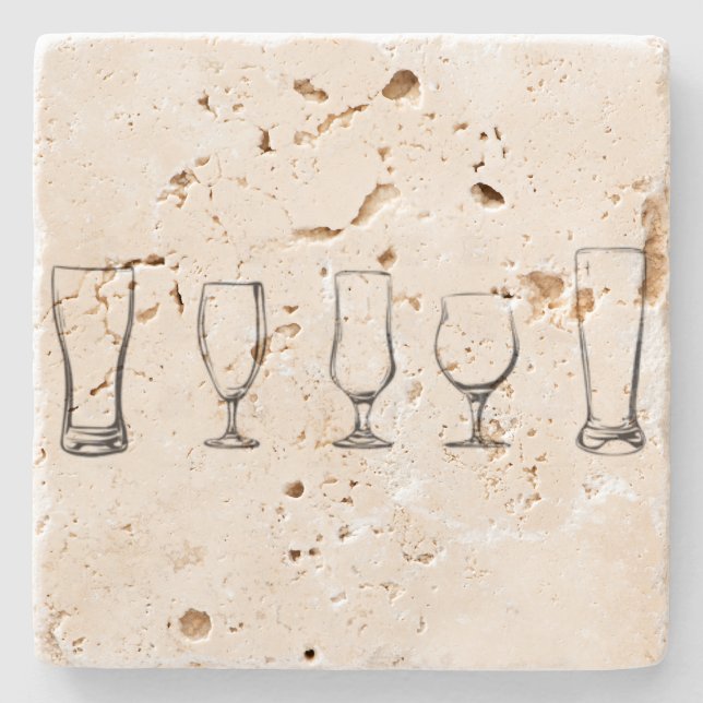 Bar-Untersetzer Steinuntersetzer (Vorderseite)